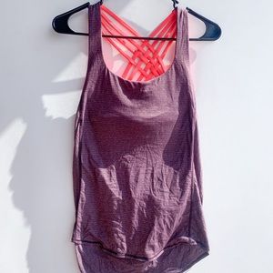 Lululemon Athletic Top With Built in Bra